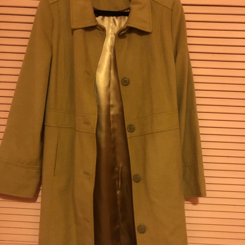 Wool coat.